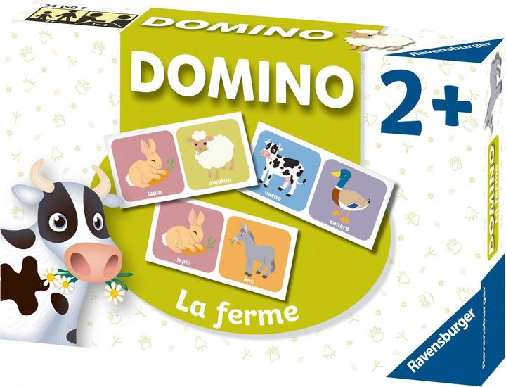 Actual product image Ravensburger Domino la ferme (French)