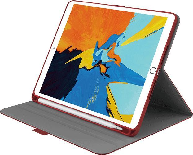 Actual product image Cygnett TekView Slim Case for iPad 10.2" (2019) devices with Apple Pencil holder - Red/Red (iPad 10.2)