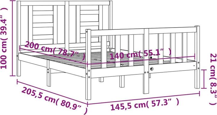Immagine prodotto VidaXL Maddalena (140 x 200 cm)