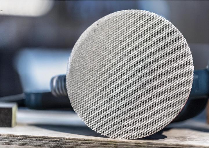 Actual product image Bosch Professional Zubehör Expert M480 Sanding net for random orbital sander, 150 mm, G 100, 5 pieces (100)