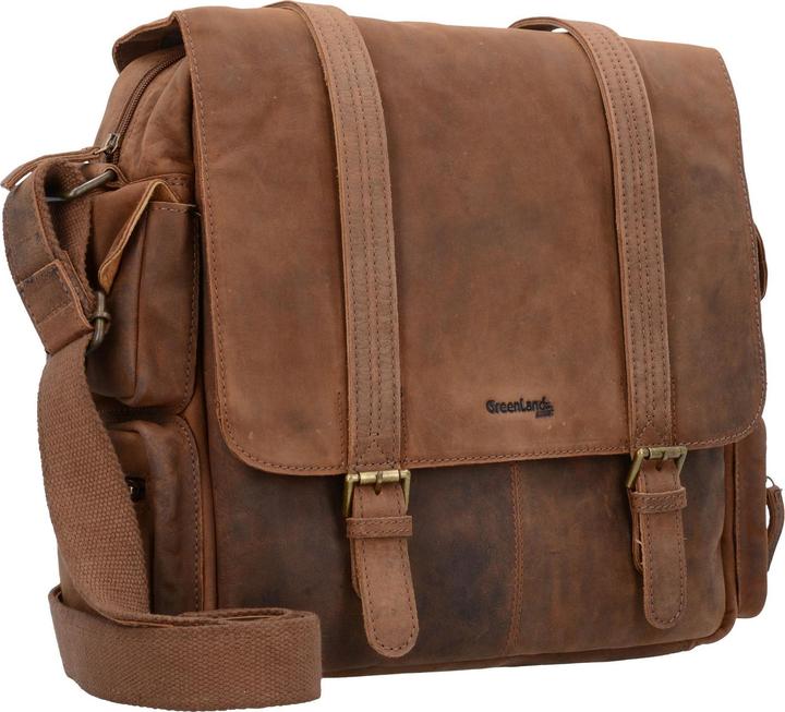 Produktbild Greenland Nature Montenegro Messenger Leder 31 cm Laptopfach (11 l)