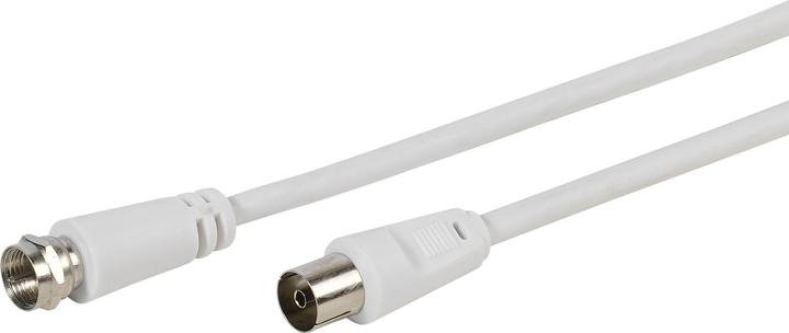 Image du produit Vivanco Câble de raccordement du r?cepteur SAT, connecteur coaxial F, 3m (Câble d'antenne)