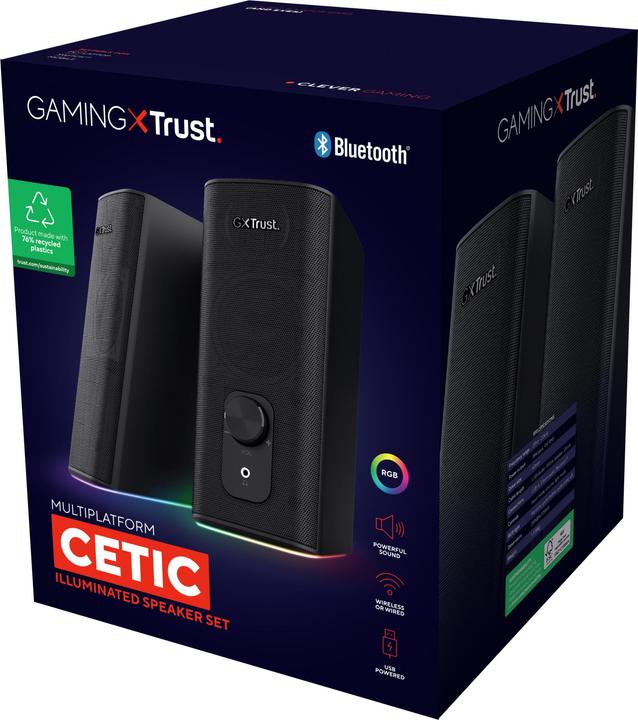 Produktbild Trust GXT612 CETIC BT PC-Lautsprecher Kabelgebunden Schwarz