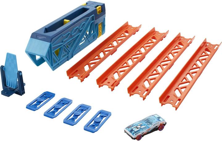 Image du produit Hot Wheels Track Builder Unlimited - Coffret Lancement Turbo - Petite Voiture / Circuit - Dès 6 ans