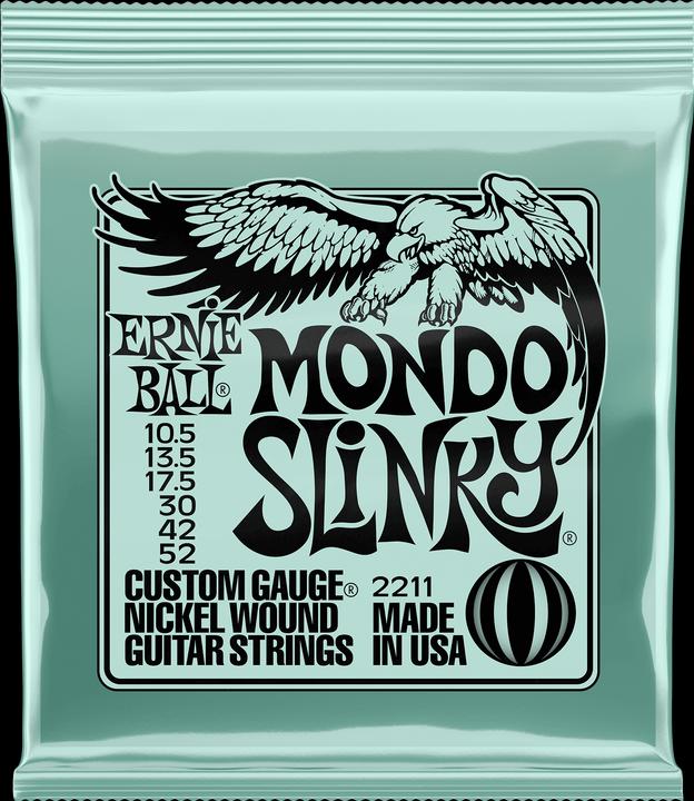 Ernie Ball Mondo Slinky (6 x, Chitarra elettrica, 0.52")