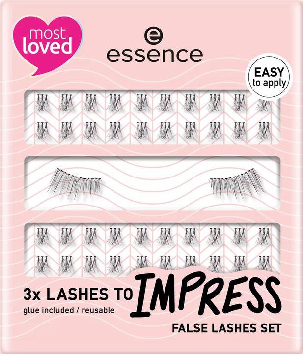 Produktbild essence Lashes to Impress False Lashes 3 Stück (Künstliche Wimpern)