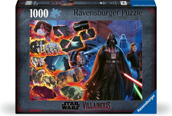 Actual product image Ravensburger Puzzle 12000267 - Darth Vader - 1000 pieces Star Wars Villainous Puzzle for adults (1000 pieces)