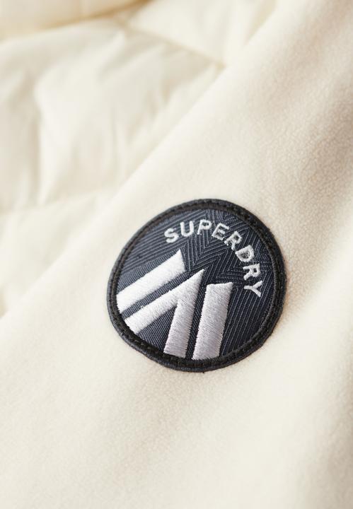 Actual product image Superdry Hooded Storm Fleece Jacket - Wit (16)
