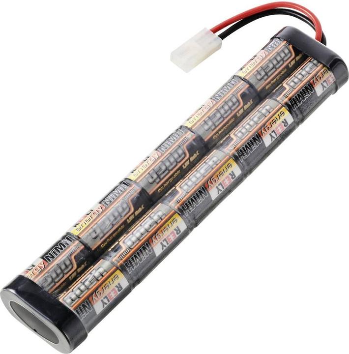 Actual product image Reely Model battery pack (NiMh) 12V 4200 mAh Cell count: 10 Stick T-connector system (12 V, 4200 mAh)