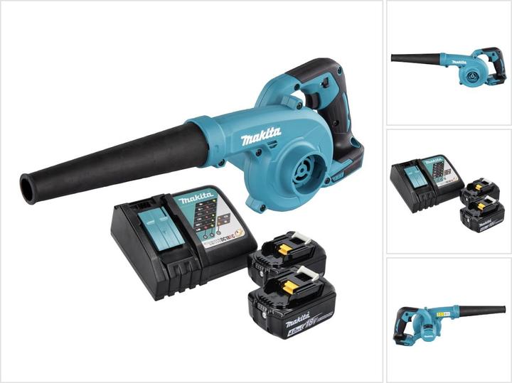 Produktbild Makita DUB 185 RM Akku Laubbläser Gebläse 18 V + 2x Akku 4,0 Ah + Ladegerät (Akkubetrieb, Laubbläser)