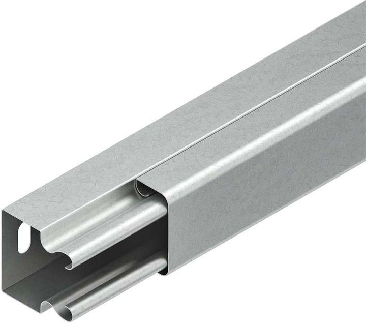 Actual product image Niedax NIE LLK40.060R Cable duct with cover 40x60x2000mm powder-coated. (200 cm)