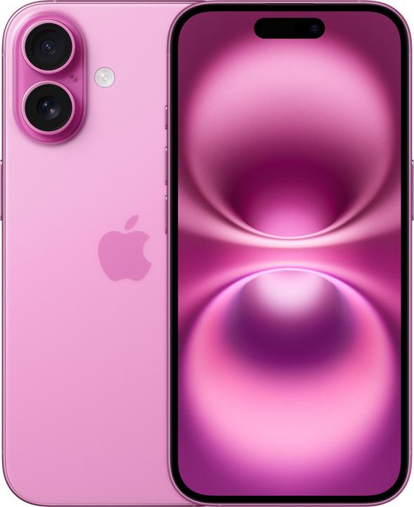 Apple iPhone 16 (256 GB, Pink, 6.10", SIM + eSIM, 48 Mpx, 5G)
