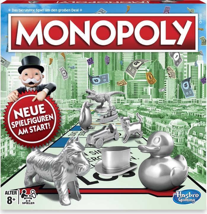 Actual product image Hasbro Gaming Monopoly Classic (German)