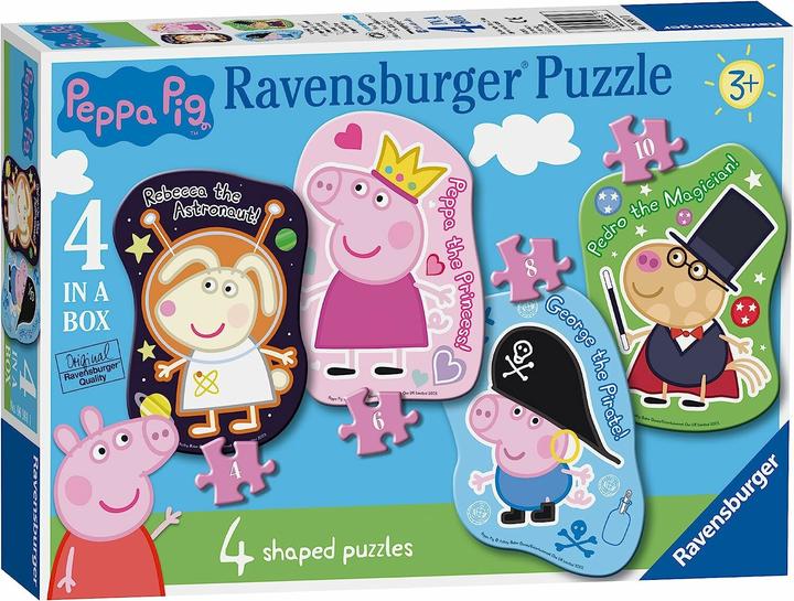 Produktbild Ravensburger Peppa Pig Four Shaped Puzzles (4 Teile)