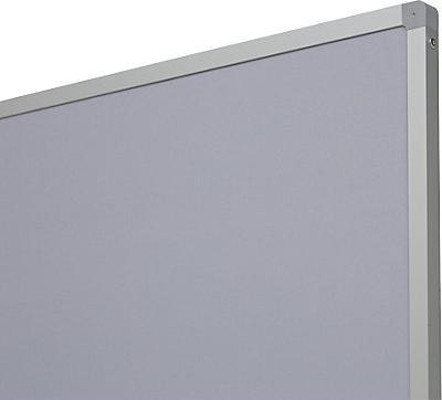 Image du produit eurokraft basic Tableau de présentation pliant et mobile, h x l x p 1905 x 3040 x 50 mm, gris (190,5 x 304 x 50 cm)