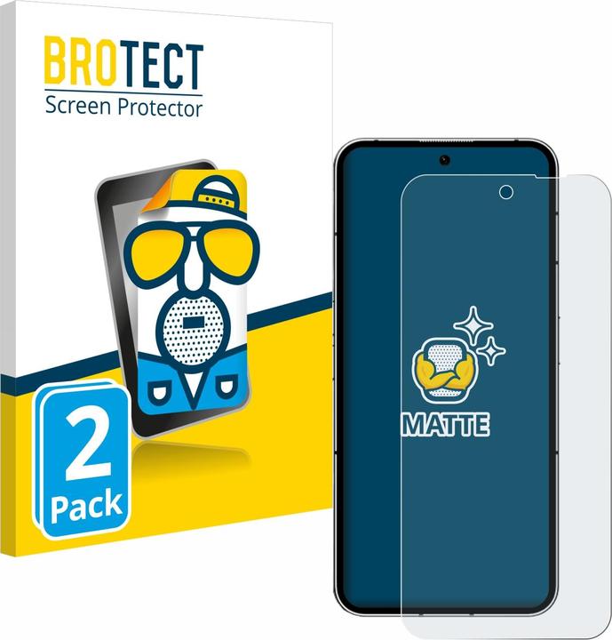 Actual product image BROTECT Anti-glare screen protector matt (2 Piece, Nothing Phone (2))