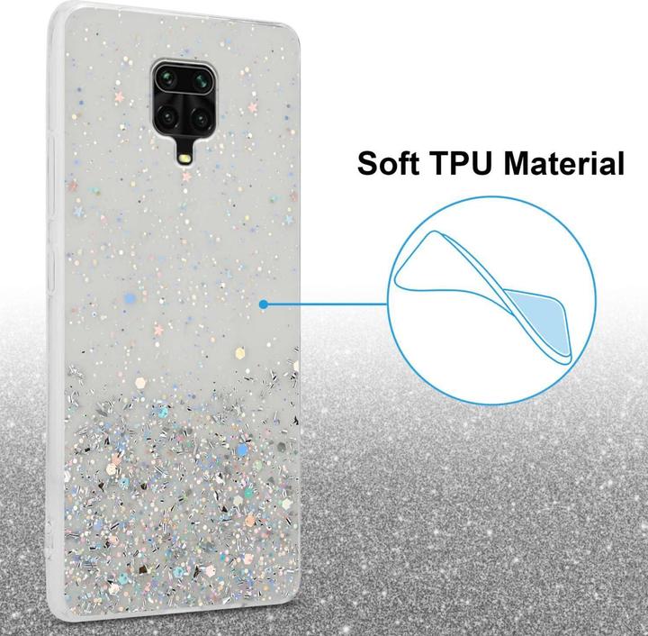 Actual product image Cadorabo Bumper Case for Xiaomi RedMi NOTE 9 PRO / NOTE 9S TPU funkelnder Glitter (Xiaomi Redmi Note 9 Pro, Xiaomi Redmi Note 9S)
