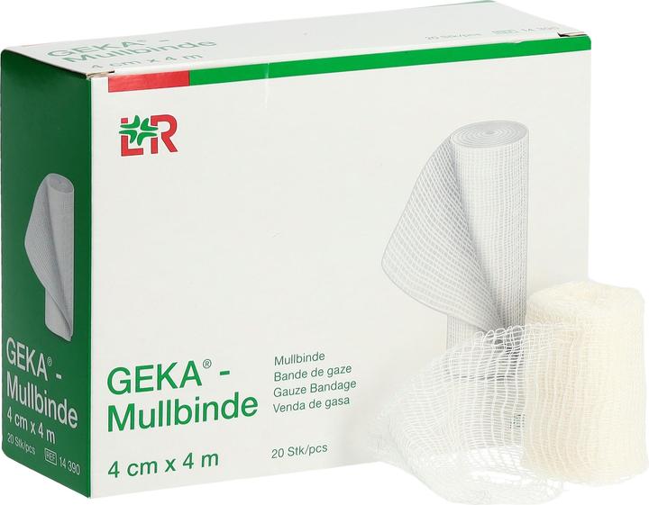 Actual product image Geka Gauze bandage 4cmx4m 20