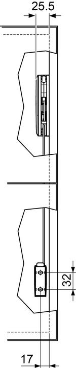 Actual product image Peka Metall Hochfaltklappe FREEfold (1 pcs.)