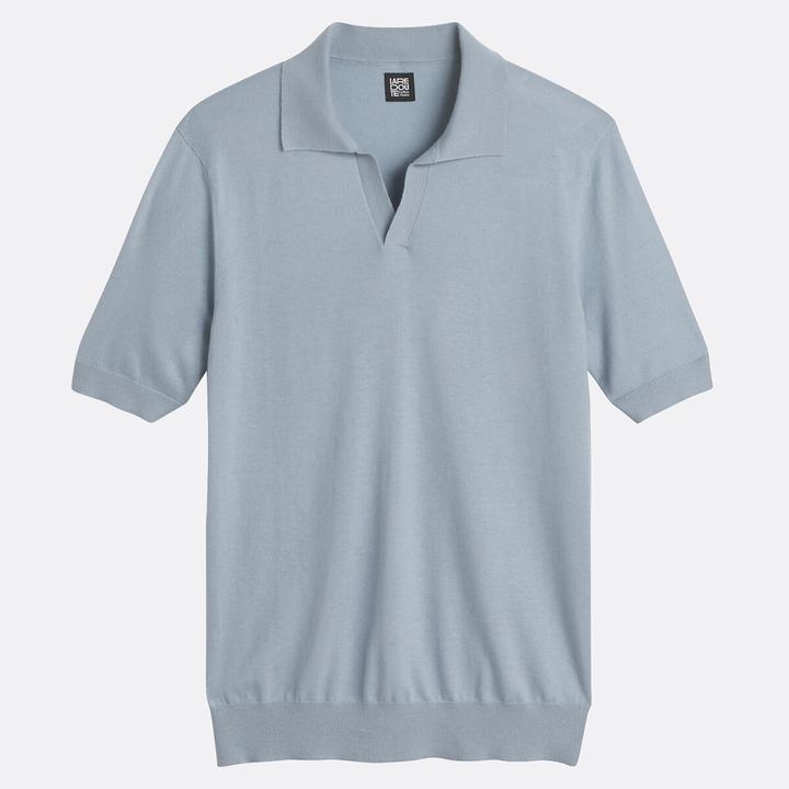 La Redoute Collections Kurzärmeliges Poloshirt mit V-Ausschnitt (3XL)