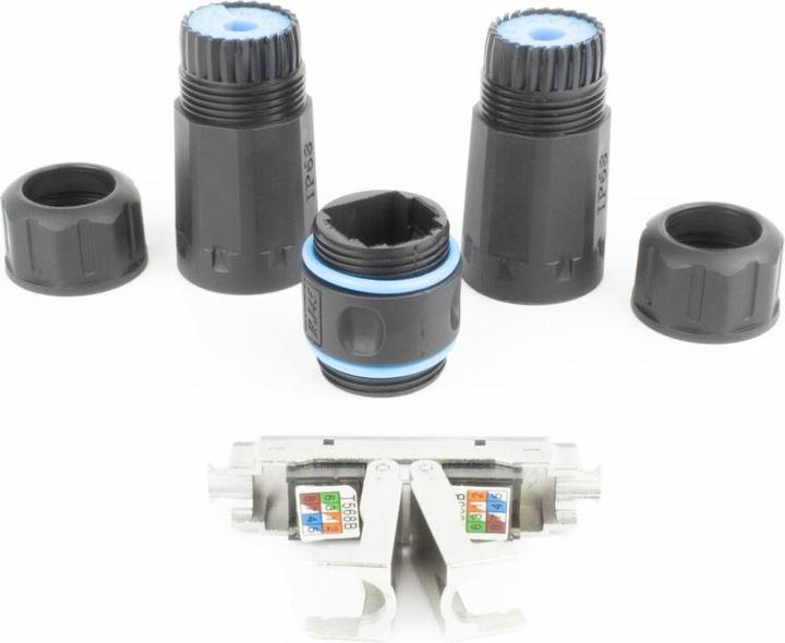 Image du produit Coupleur de câble CAT6A extérieur IP68 (Raccord réseau)