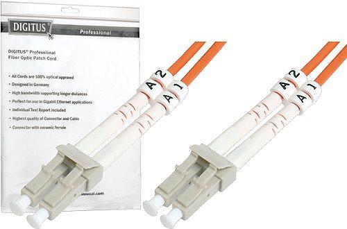 Actual product image Digitus fiber optic connection cable (CAT8.2, 3 m)
