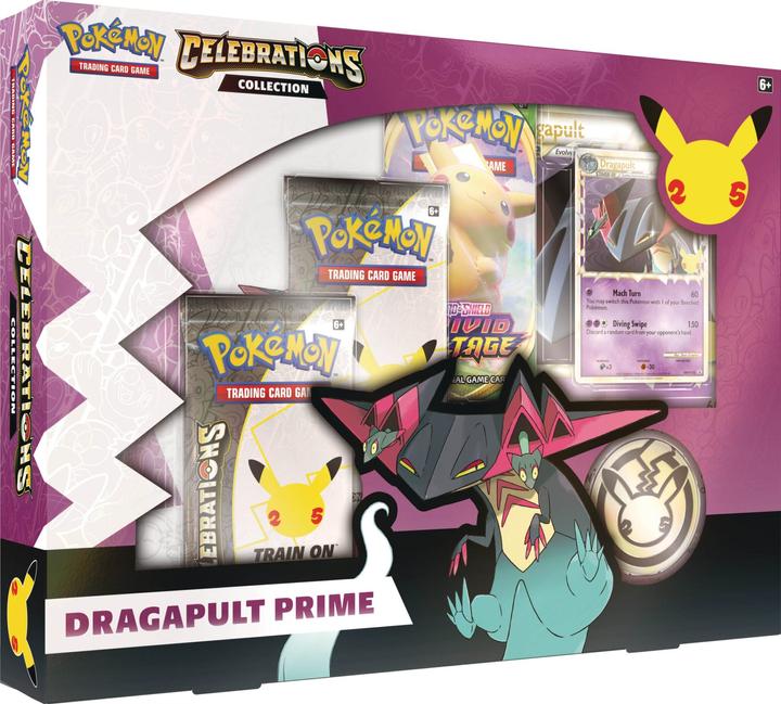 Immagine prodotto Pokémon Dragapult Prime - Celebrations (Inglese, Box Set e Collezione)