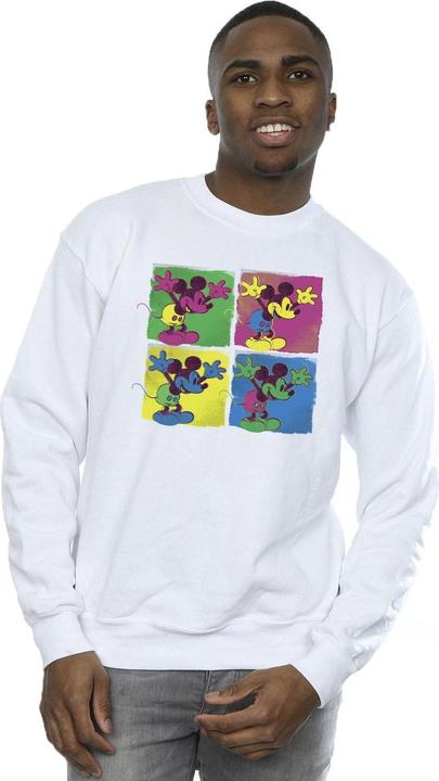 Actual product image Disney Mens Mickey Mouse Pop Art Sweatshirt (XL)