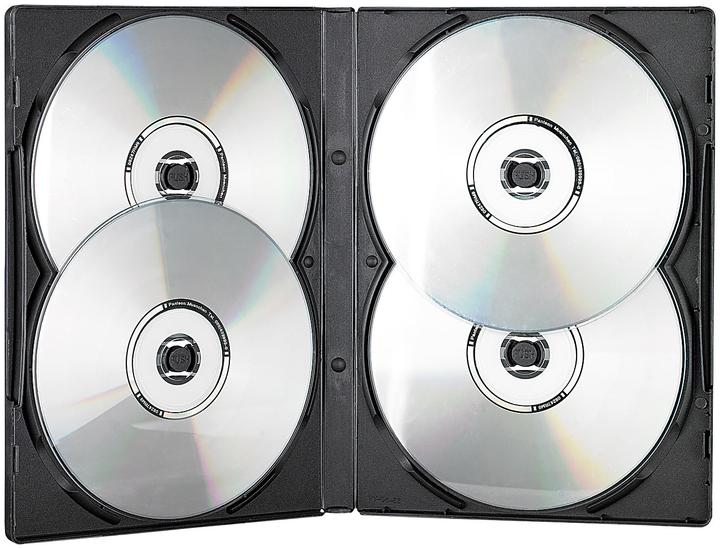 Actual product image Pearl CD/DVD soft case for 4 DVDs (set of 10)