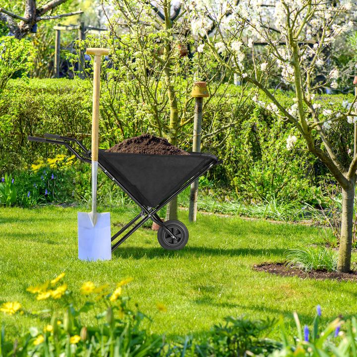 Actual product image Relaxdays Folding wheelbarrow