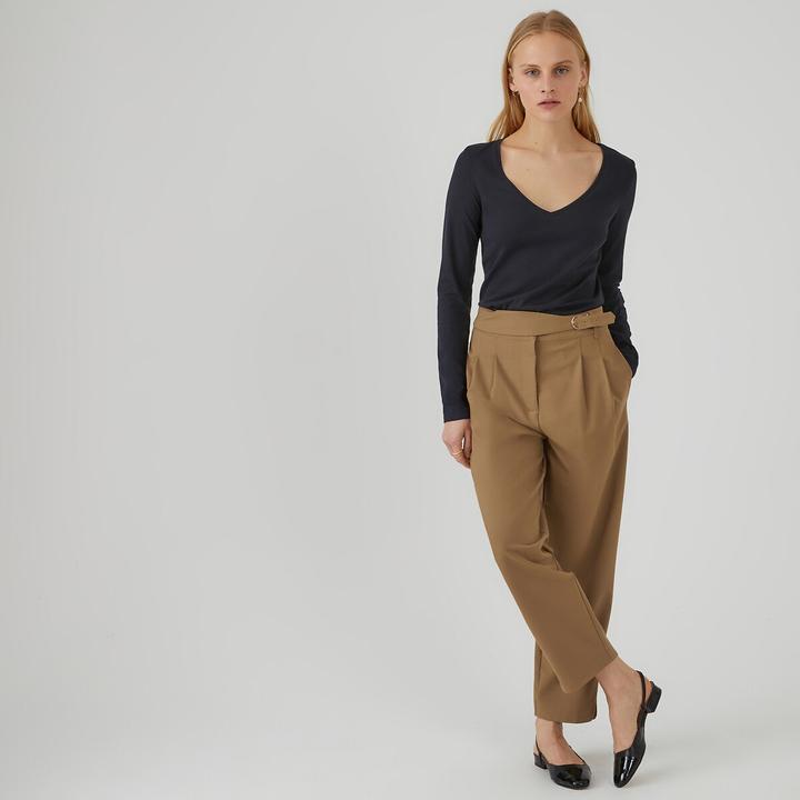 Produktbild La Redoute Collections T-Shirt mit V-Ausschnitt (XL)