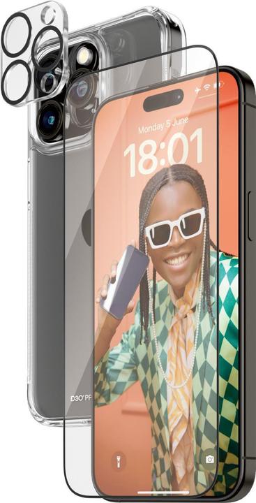 Produktbild PanzerGlass 3-in-1-Pack (1 Stück, Apple iPhone 15 Pro Max)