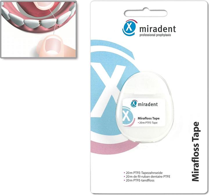 Actual product image Miradent Mirafloss Tape (20 m)