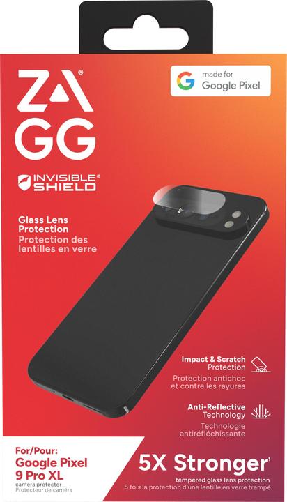 Image du produit Zagg InvisibleShield Protecteur de caméra en verre trempé Google Pixel 9 Pro XL (1 pièce(s), Google Pixel 9 Pro XL)