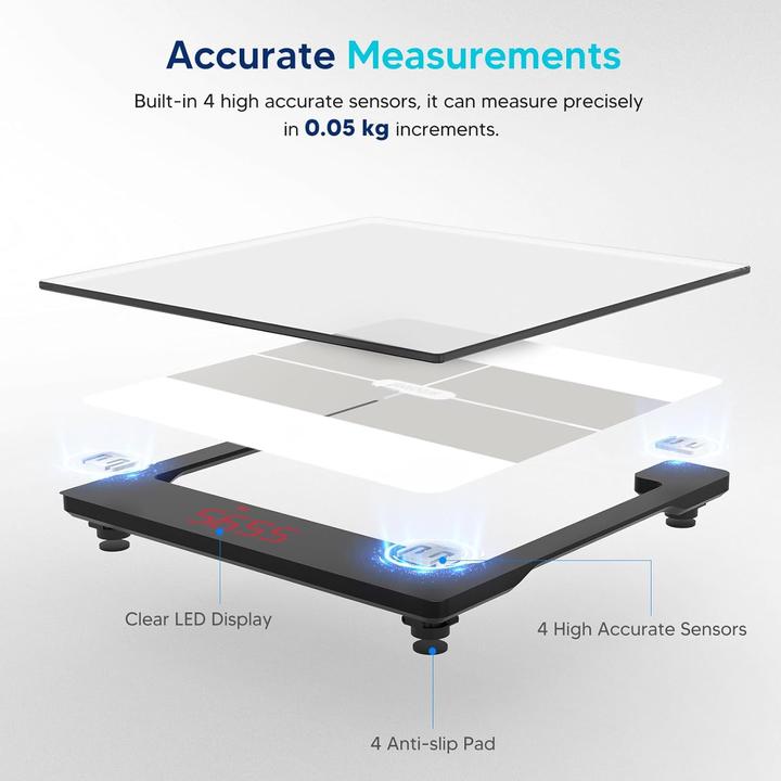 Actual product image Arboleaf Digitale Körperanalysewaage (180 kg)