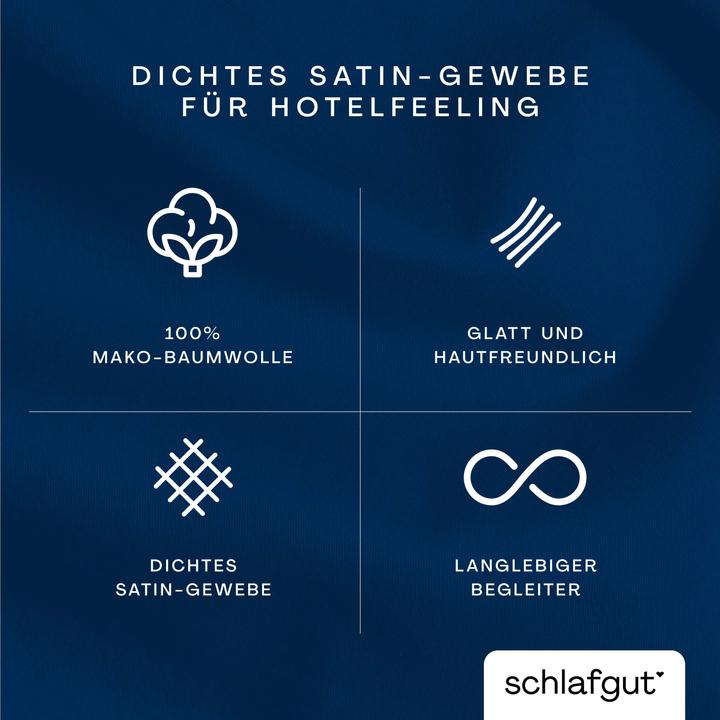 Image du produit schlafgut Woven Satin (Housse de couette, 80 x 80 cm)