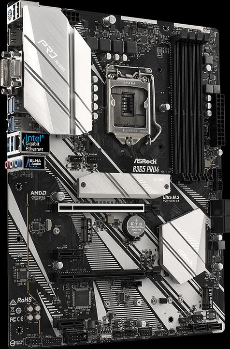 Actual product image AsRock B365 Pro4 (LGA 1151, Intel B365, ATX)