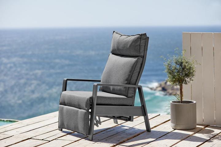 Actual product image JYSK 3795010 Garden Chair Lounge Padded Stuffed Seat Padded Stuffed Backrest