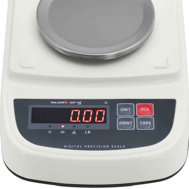 Produktbild Steinberg Präzisionswaage Feinwaage Grammwaage Laborwaage Digitalwaage LED 300 g / 0,01 g