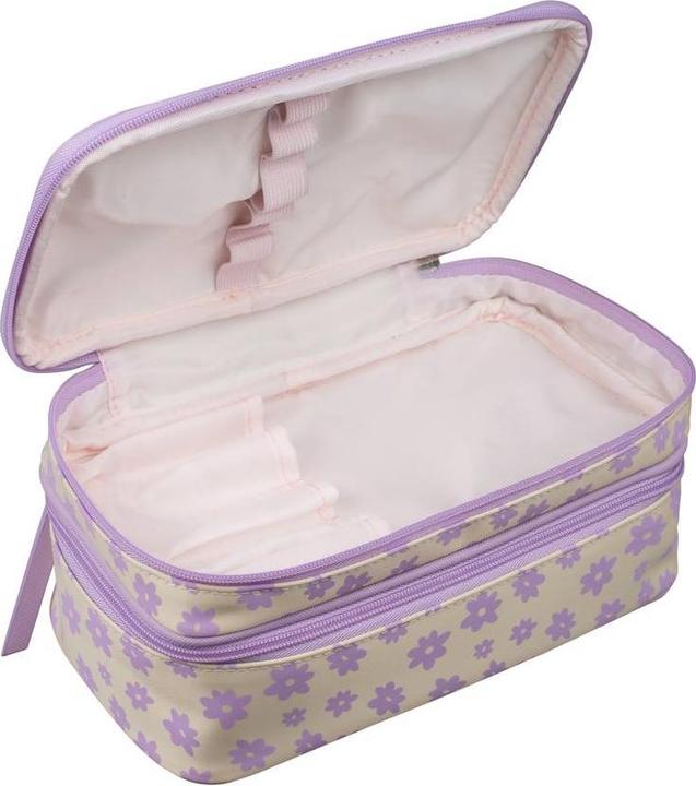 Immagine prodotto Tender Love + Carry Lilac Cream Daisy Fun Double Zip Utility
