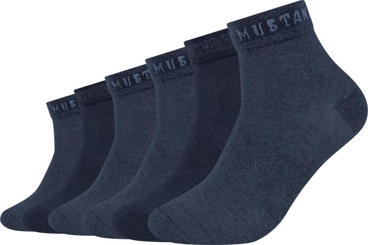 Immagine prodotto Mustang Uomo vero denim in cotone organico Quarter 6p (confezione da 6, 39, 42)