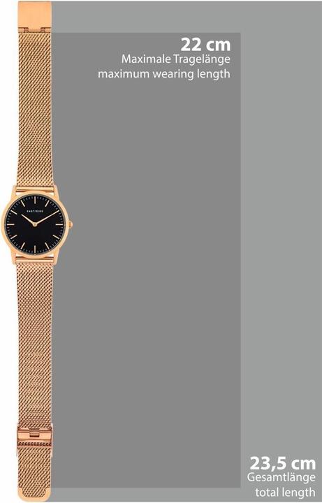 Produktbild Eastside Damen Quarzuhr Cassina Edelstahl roségold - 9742 (Analoguhr, 33 mm)