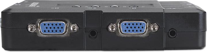 Actual product image Manhattan 4 port compact KVM switch