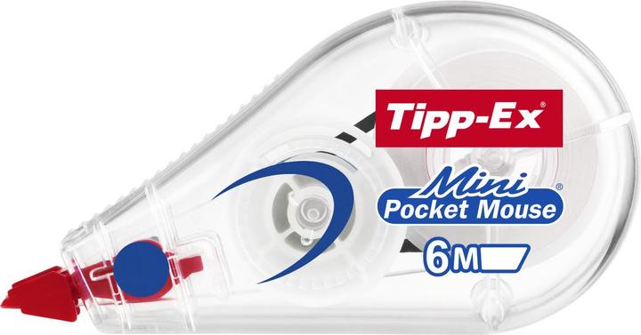 Actual product image Bic Correction tape Mini Pocket Mouse 5 mm x 6 m, in a pack of 10. 512085