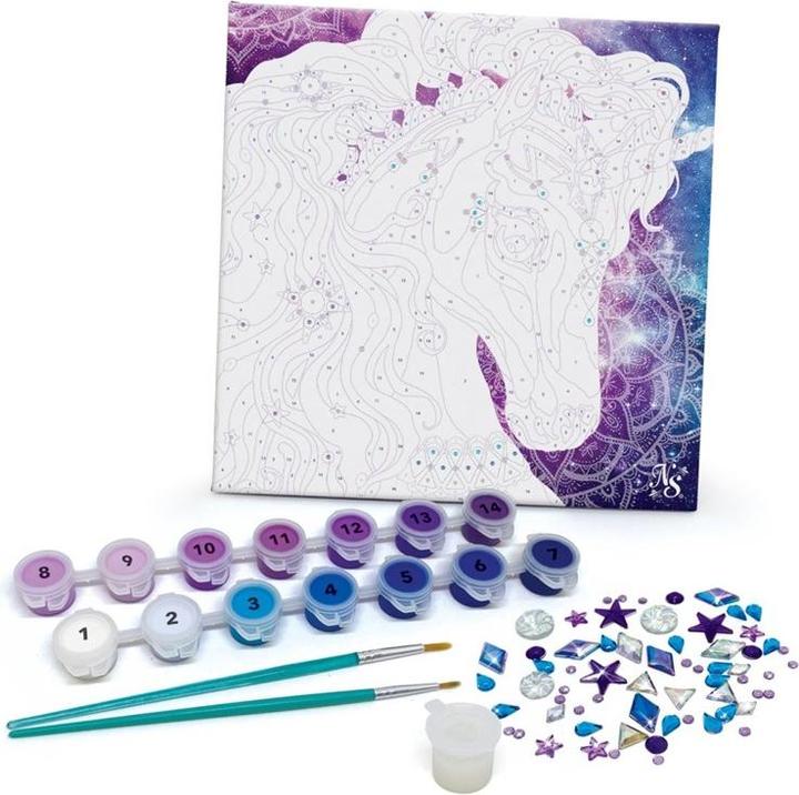 Image du produit Nebulous Stars Peinture par numéros sur toile