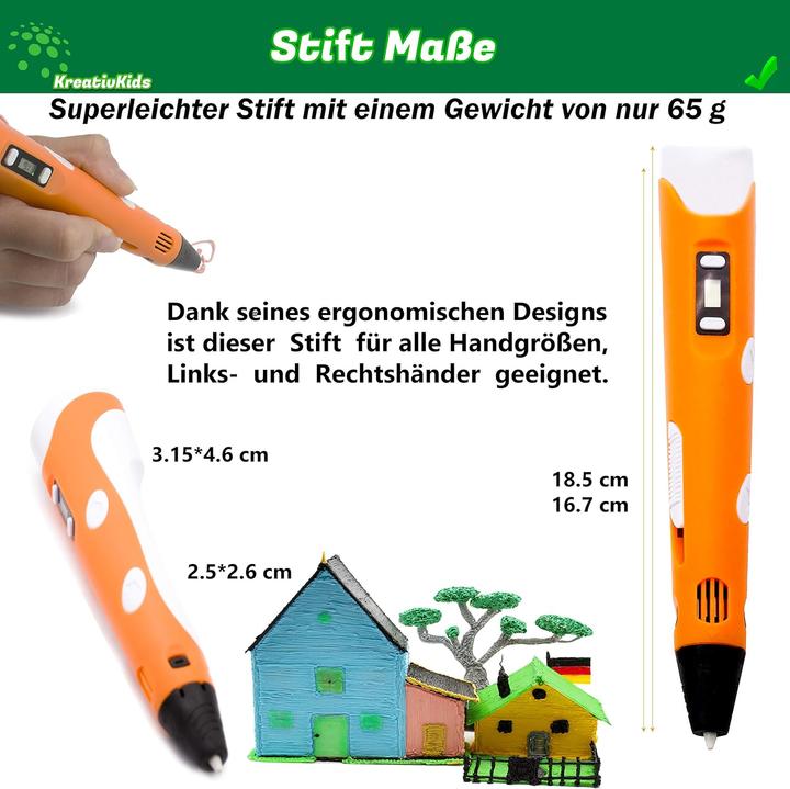 Produktbild KreativKids 3D-Druckstift mit Zubehör