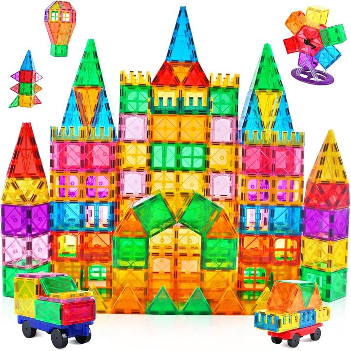 Actual product image Cuioltoy 121-piece magnetic building block set