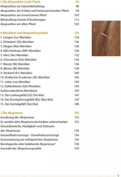 Produktbild Akupunktur beim Pferd (Deutsch, Ina Gösmeier, 2022)