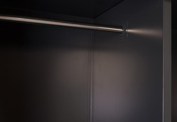 Actual product image Jet-Line Filing cabinet Omsk dark gray-white (90 x 45 x 185 cm)