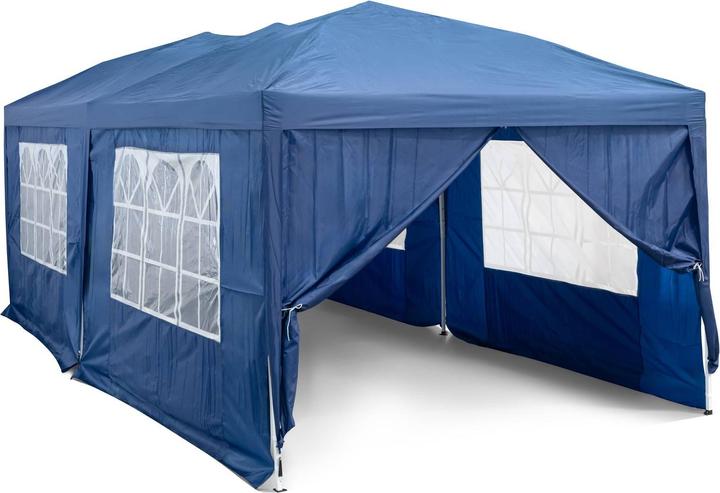 Uniprodo Faltpavillon 2,95 x 5,9 m Oxford-Gewebe wasserfest Partyzelt Gartenpavillon (590 cm, 295 cm)